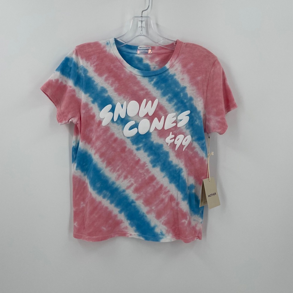 Mother The Lil Goodie Goodie Snow Cones Tie Dye Graphic Tee Shirt XS NWT USA - Picture 2 of 8